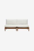 Kave Home - 2-personers sofa - portitxol - Hvid - 2-pers. sofaer - - H...