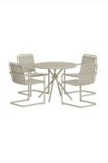 Venture Home - Chios Spisesæt - Beige - Spisegrupper - - Homeroom