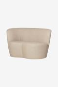 WOOOD - Sten Lille sofa til venstre - Beige - Havesofaer - - Homeroom