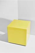 Pastill - Pop kube i farvet glas 35x35 cm - Gul - Småborde - - Homeroo...