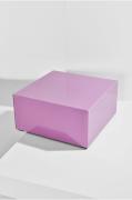Pastill - Pop bord i farvet glas 60x60 cm - Lilla - Sofaborde - - Home...