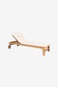 House Nordic - Solseng med hynde, Andorra - Beige - Solstole & solseng...