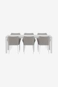 Venture Home - Break-spisebord med Spoga-stol - Grå - Spisegrupper - -...