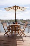 Cinas - Parasol (altan) Ø1,8 m polyester - Hvid - Parasoller - - Homer...