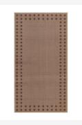 KM Home - Gummibelagt tæppe Brick - Beige - Fladvævede tæpper - - Home...