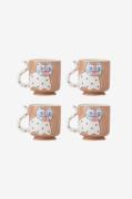 Bloomingville - Missy krus, sæt med 4 stk. - Brun - Kopper & krus - - ...