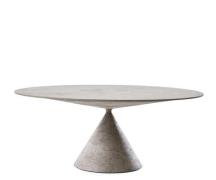 Desalto Clay Bord - Stone Finish - Ø140cm. - Grey luna concrete D65