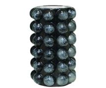 Hallbergs Bubbles vase - black marble - 38