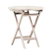 Venture Design Kenya bord - 70 - hvidvasket teak