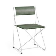 HAY X-Line Chair - Galvanised - Autumn Green