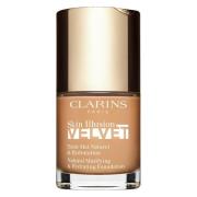 Clarins Skin Illusion Velvet Foundation 112C Amber, 30 ml
