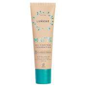 Lumene Matte Oil-Control Foundation SPF20 1 Classic Beige 30 ml