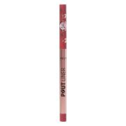 Makeup Revolution Pout Liner Plumping Lip Liner Burnt Cherry Red