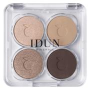 IDUN Minerals Mineral Eyeshadow Palette Nattviol 4g
