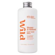 Wild Body Wash Refill Honey Almond 300ml
