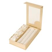 Lenoites Heatless Curling Rods with Caps Golden Sand 3 stk