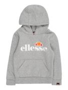 ELLESSE Sweatshirt 'Jero Oh'  grå-meleret / orange / rød / hvid