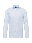 OLYMP Forretningsskjorte  royalblå / lyseblå / hvid