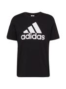 ADIDAS SPORTSWEAR Funktionsskjorte 'Essentials Big Logo'  sort / hvid