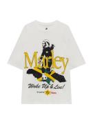 Pull&Bear Bluser & t-shirts  gul / mørkegrøn / sort / hvid