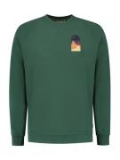 Shiwi Sweatshirt  smaragd / blandingsfarvet