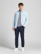 JACK & JONES Lærredsbukser 'Marco Dave'  navy