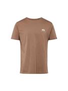 ALPHA INDUSTRIES Bluser & t-shirts  taupe / hvid