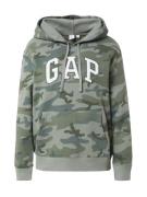 GAP Sweatshirt 'HERITAGE'  grå / petroleum / mørkegrøn / hvid