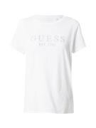 GUESS Shirts 'Crystal Easy'  sølv / hvid-meleret