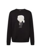Karl Lagerfeld Sweatshirt  kit / sort / sølv / hvid