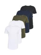 JACK & JONES Bluser & t-shirts 'JJENoa'  navy / mørkegrøn / sort / hvi...