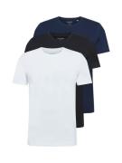 JACK & JONES Bluser & t-shirts  natblå / sort / hvid
