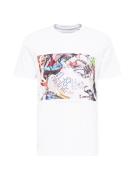 EINSTEIN & NEWTON Bluser & t-shirts 'Head'  blandingsfarvet / hvid