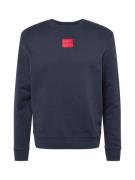 HUGO Sweatshirt 'Diragol212'  navy / lys rød