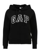 Gap Petite Sweatjakke  sort / hvid