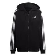 ADIDAS SPORTSWEAR Sportssweatjakke 'Essentials'  sort / hvid