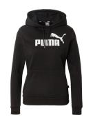 PUMA Sportsweatshirt 'ESSENTIAL Logo Hoodie'  sort / hvid