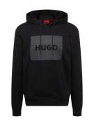 HUGO Sweatshirt 'Duratschi'  mørkegrå / sort