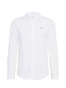 Tommy Jeans Skjorte 'Oxford'  navy / lys rød / hvid