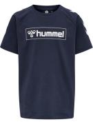 Hummel Funktionsskjorte  mørkeblå / hvid