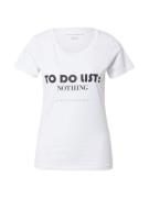 EINSTEIN & NEWTON Shirts 'Nothing'  sort / hvid