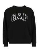 Gap Petite Sweatshirt 'HERITAGE'  sort / hvid
