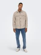 Only & Sons Overgangsjakke 'Ash'  beige-meleret