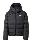 Nike Sportswear Vinterjakke  sort / hvid