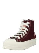 CONVERSE Sneaker high  pink / rød / bordeaux / hvid