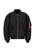 ALPHA INDUSTRIES Overgangsjakke  blodrød / sort