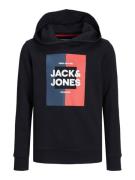 Jack & Jones Junior Sweatshirt  blandingsfarvet / sort