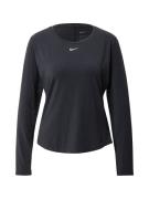 NIKE Funktionsbluse 'One Luxe'  sort / hvid