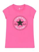 CONVERSE Bluser & t-shirts  pink / sort / hvid