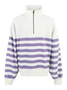NAME IT Sweatshirt  lavendel / hvid